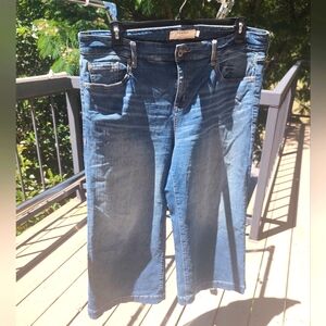 Torrid Denim Wide Leg Capri Jeans 16